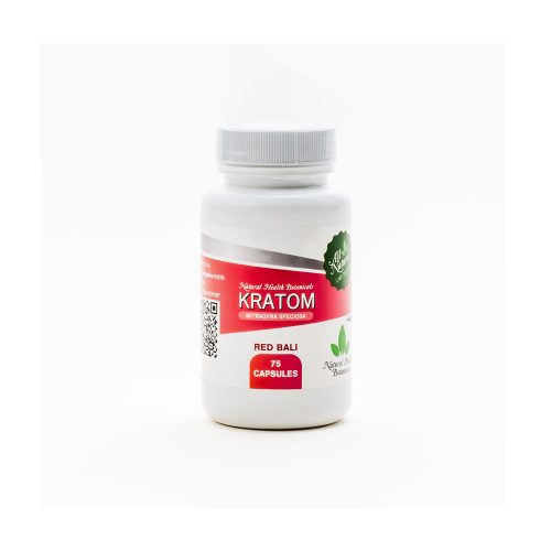 Red Bali Kratom Capsules - 75 Capsules