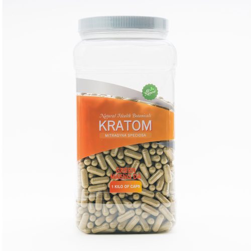 Green Maeng Da Kratom Capsules - 1 Kilo