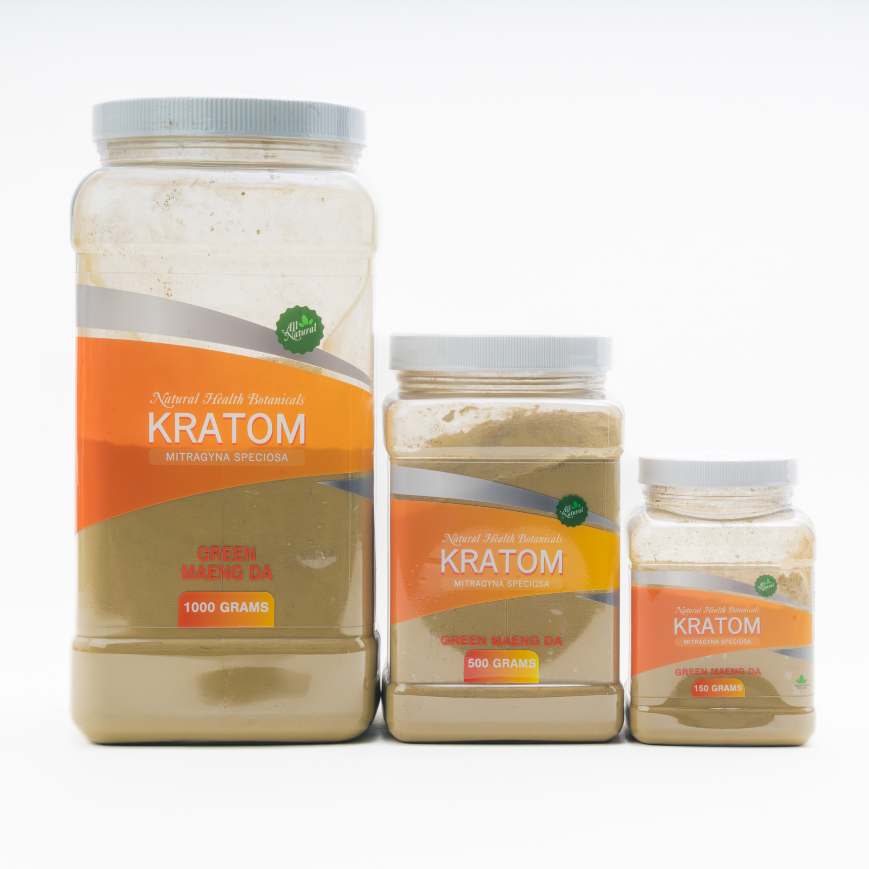 Green Maeng Da Kratom Powder Group Shot